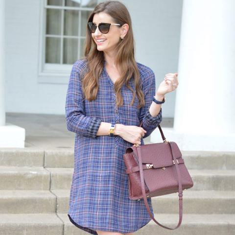 princess polly baby blue dress Bishop & Holland Styles The Perfect Plaid Dress – BURU
