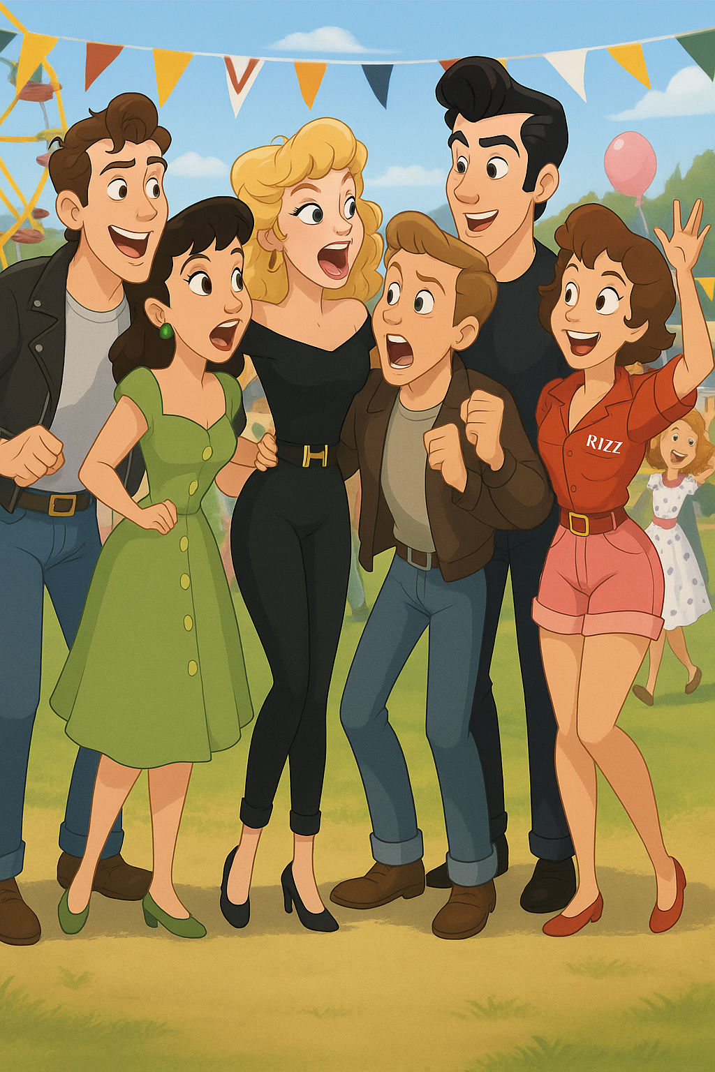 Costume Template: GREASE