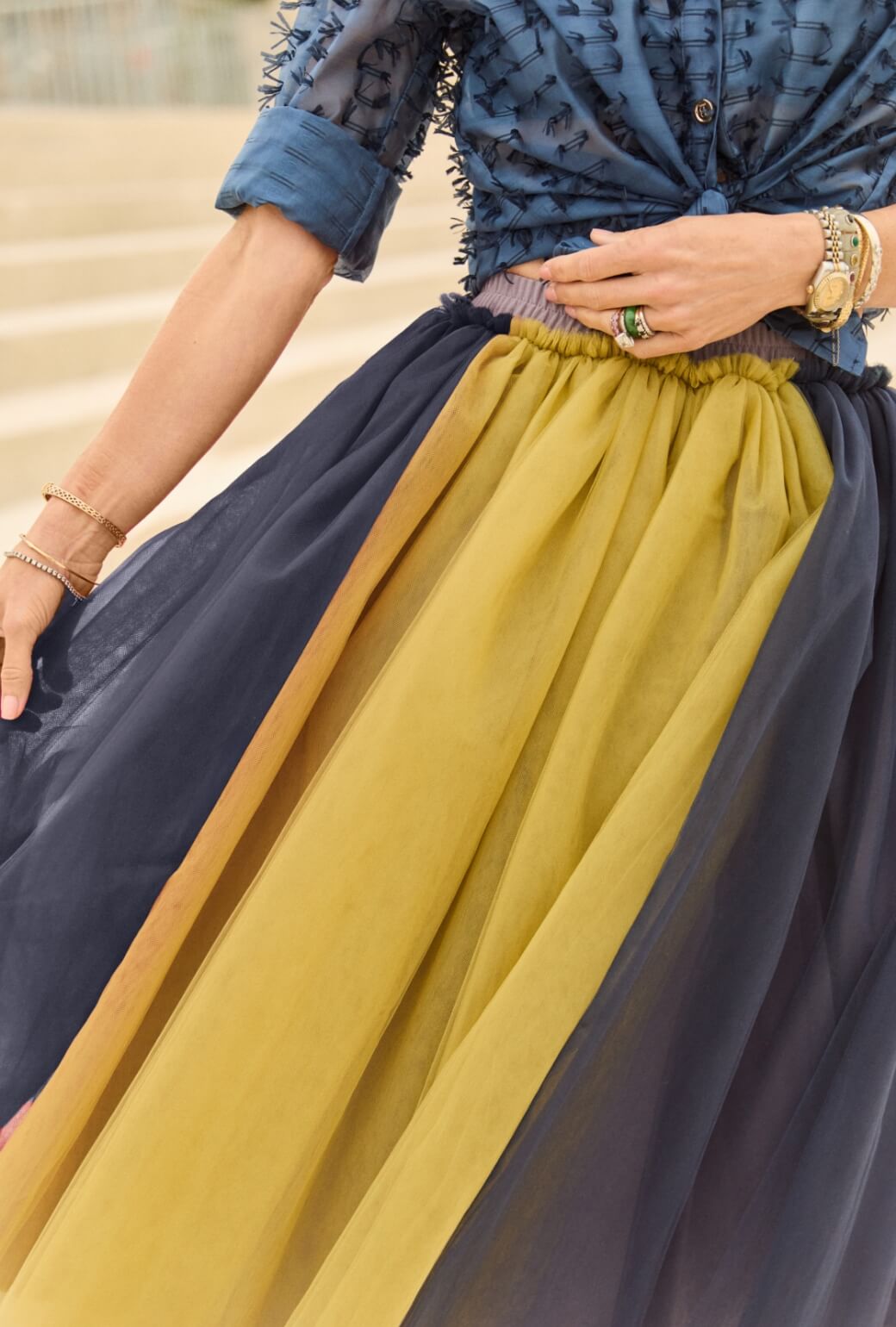 7-Tiered Tutu - Fall Colorblock