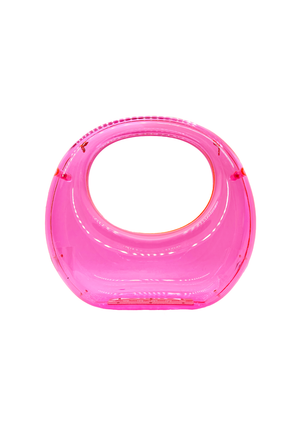 Acrylic Bubble Bag - Neon Pink