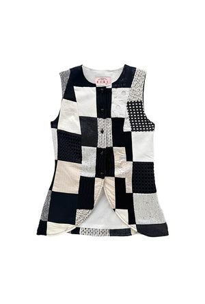 Annie Vest - BURU B&W Patchwork