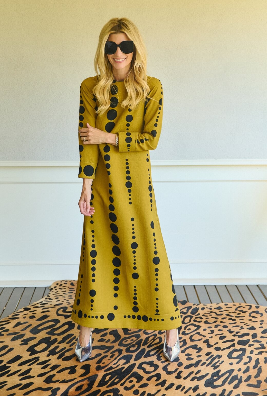 Astor Gown - Dijon Dots