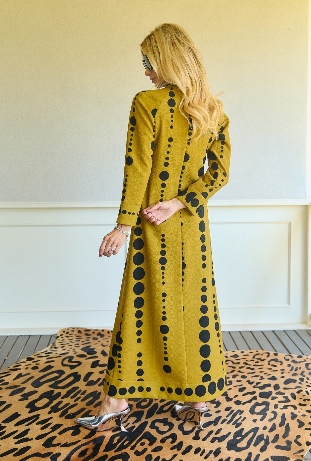 Astor Gown - Dijon Dots