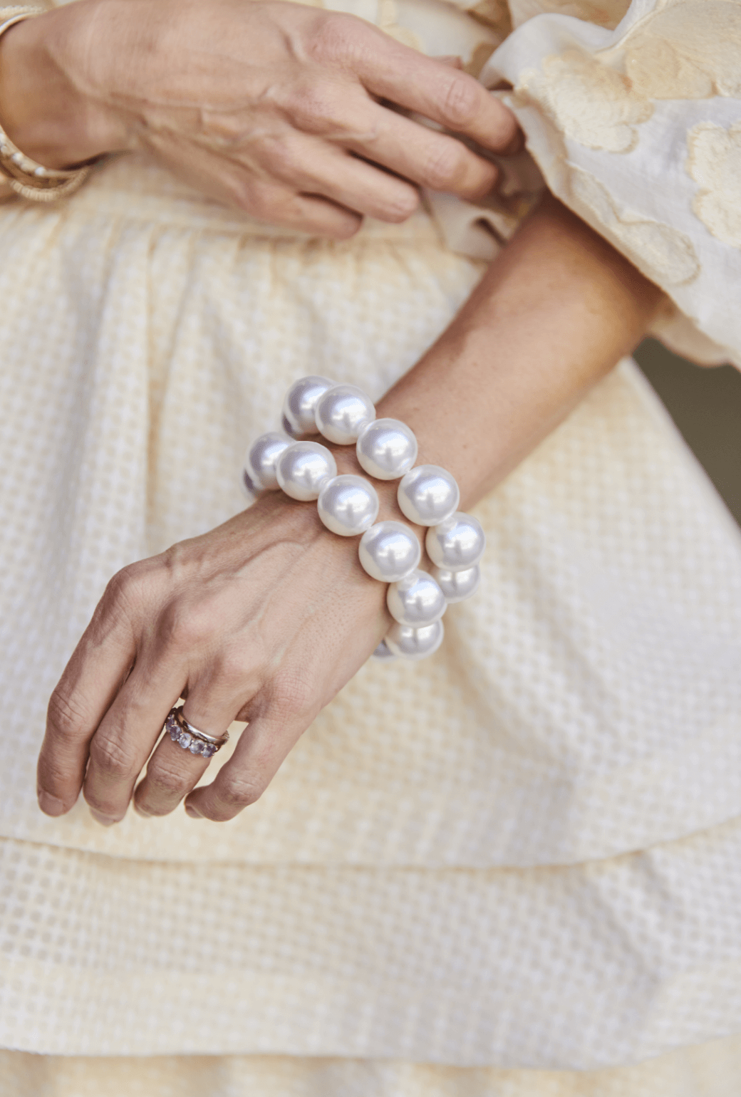 Bauble Bracelet Set - Pearl