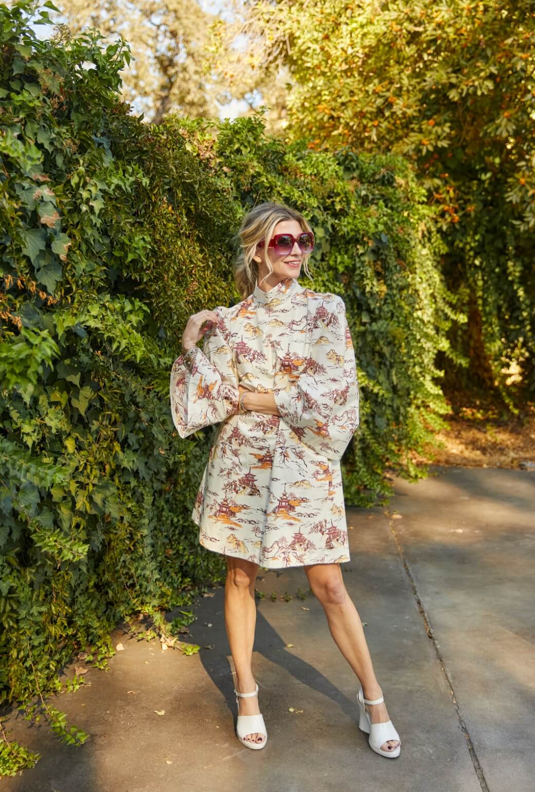 chinoiserie mini dress birds of a feather mini dress