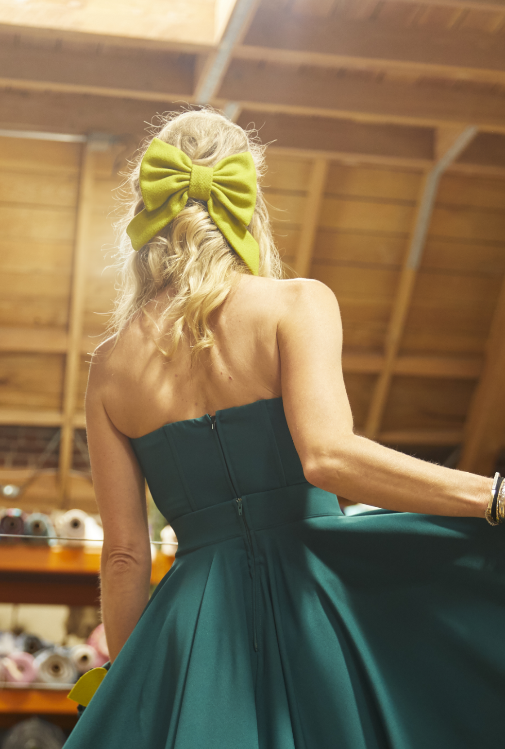 Birthday Bow - Chartreuse