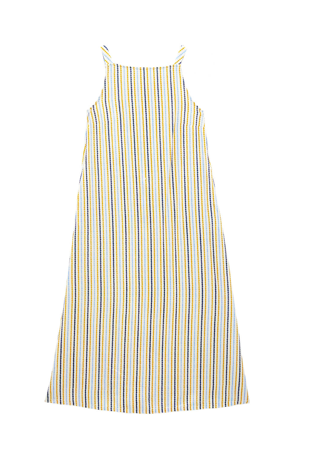 Buru x Megan Stokes The Megan MIDI Dress - Popcorn Stripe