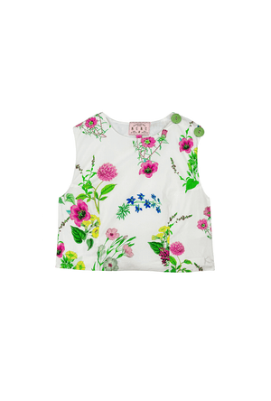 Button Box Top - Garden Floral