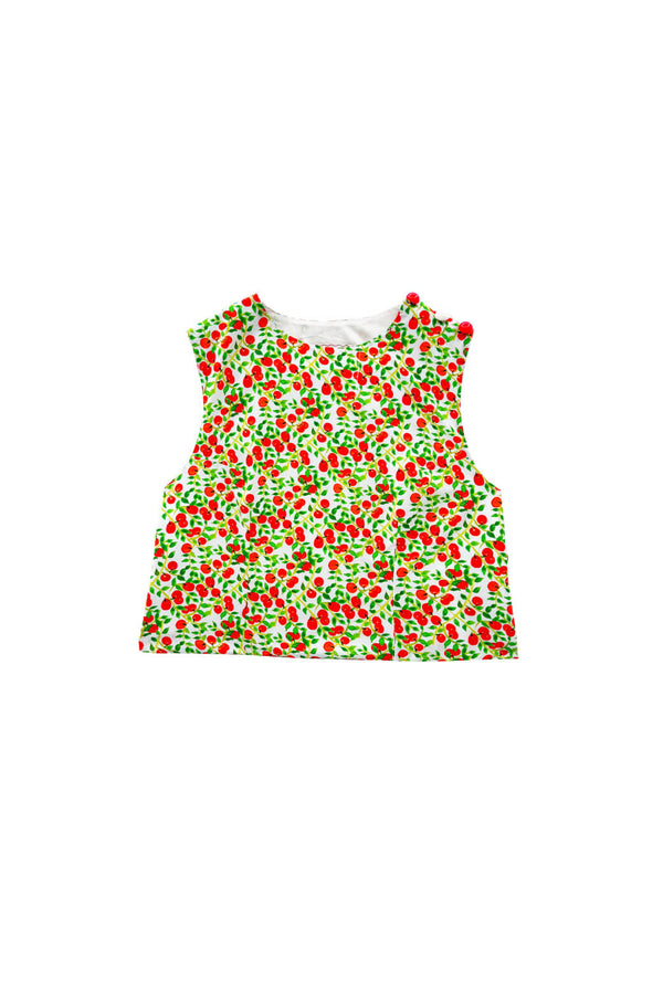 Button Box Top - Oranges