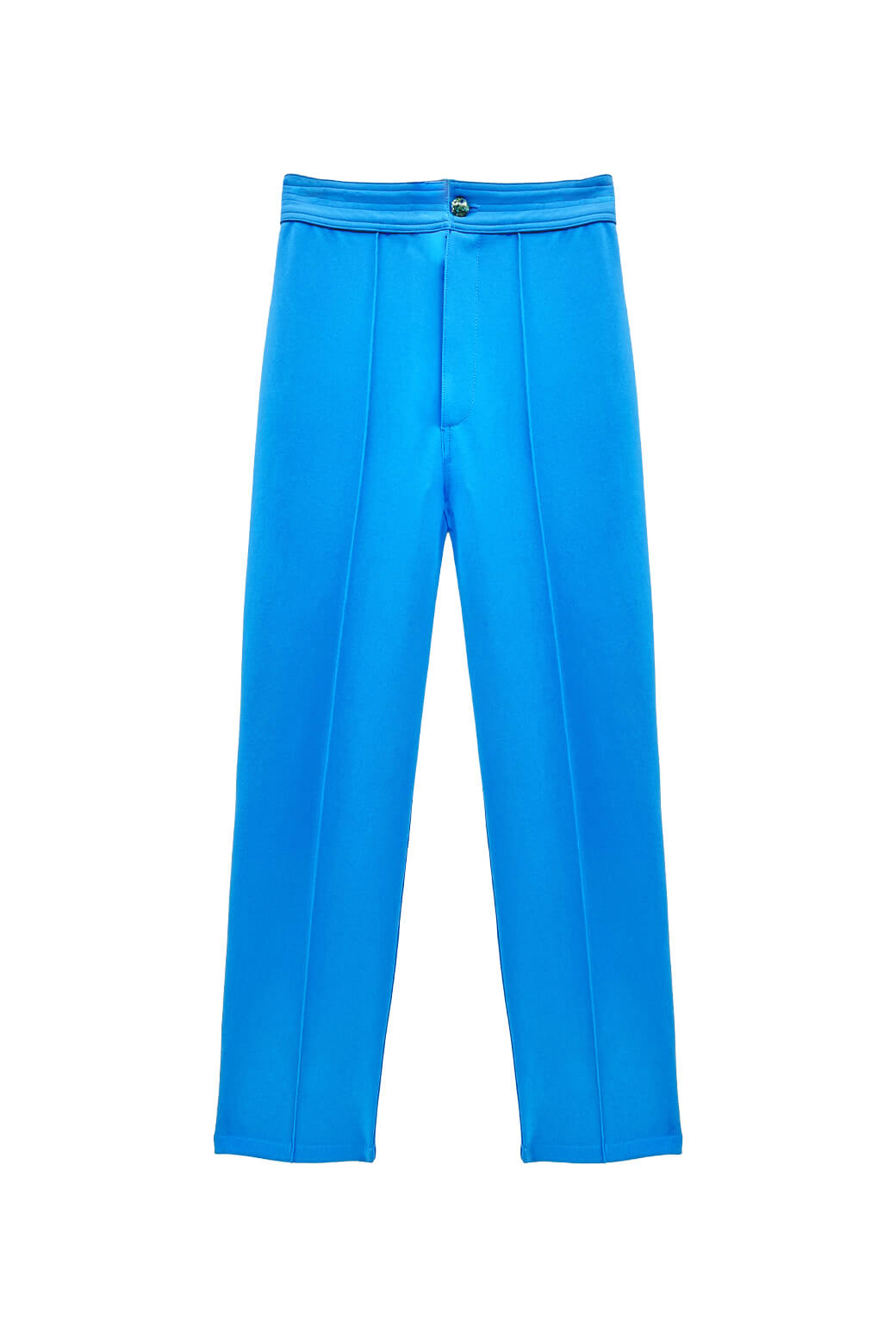 Cropped Cigar Pant - Stretch Blue