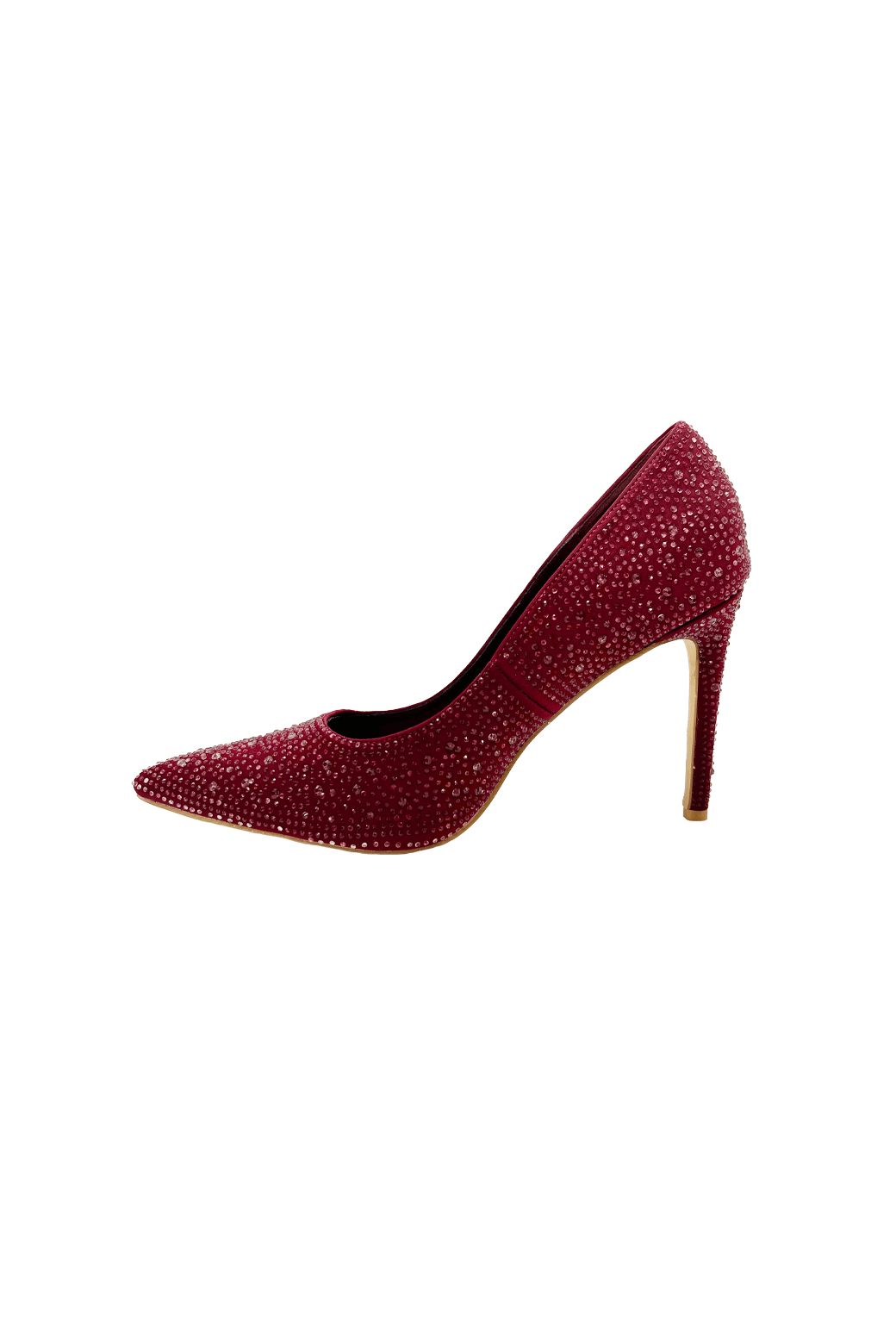 Burgundy 2025 high heels