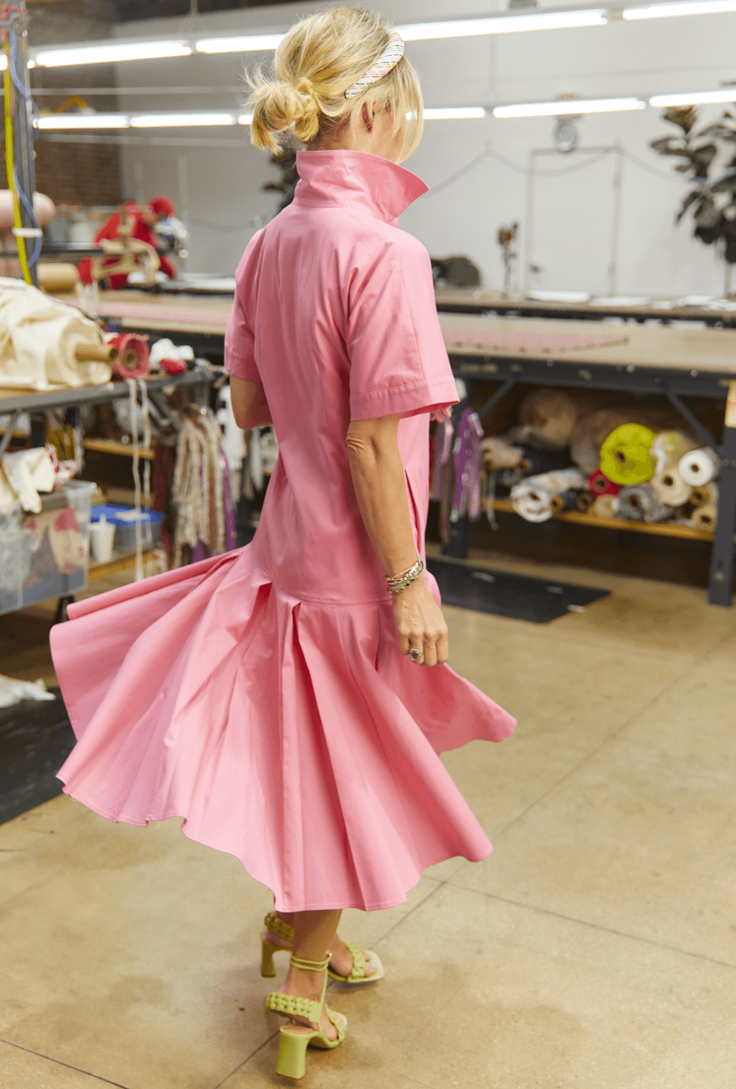 Drop Waist Day Gown - Bubblegum
