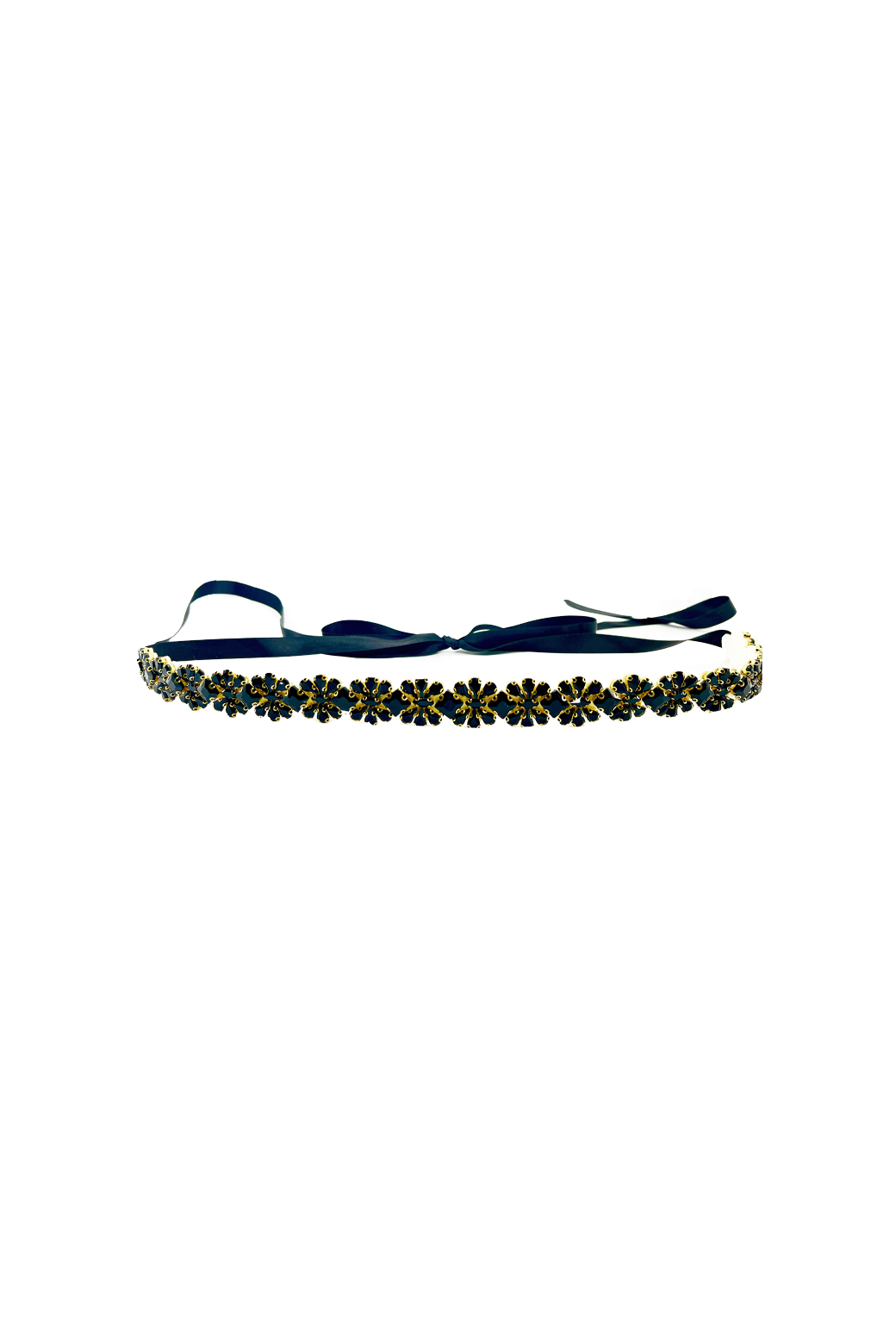 Embellished Wrap Belt - Black