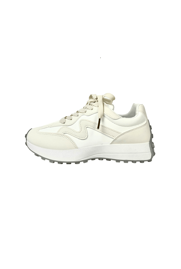 Everyday Sneaker - Ivory Squiggle