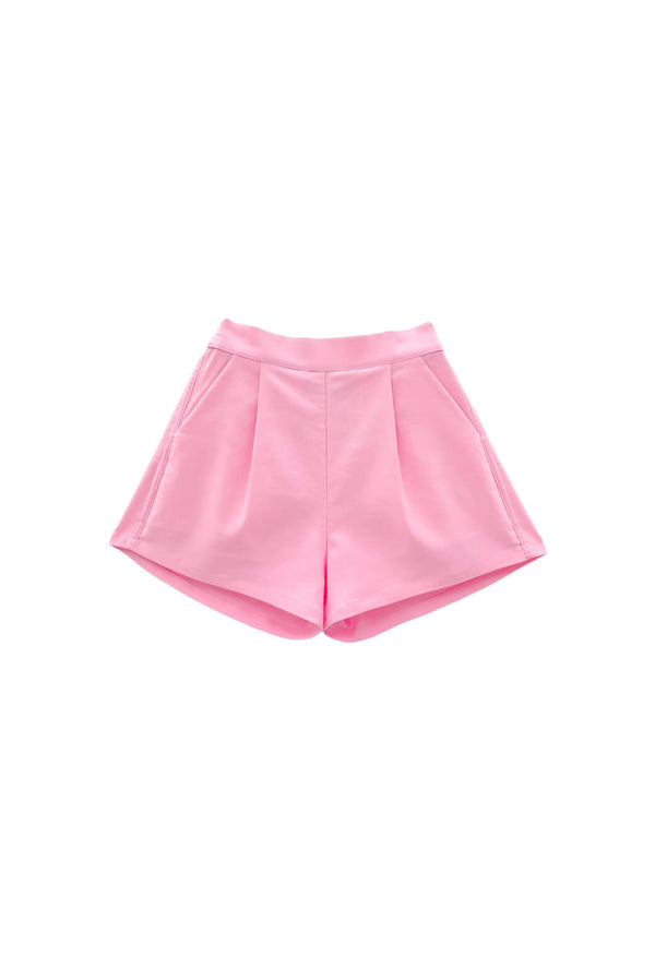 Flat Front Everyday Shorts - Pink