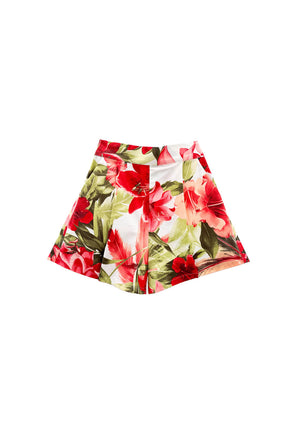 Flat Front Everyday Shorts - Pink Lily