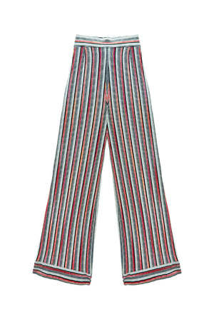 Hepburn High Rise Trousers - 70's Stripe
