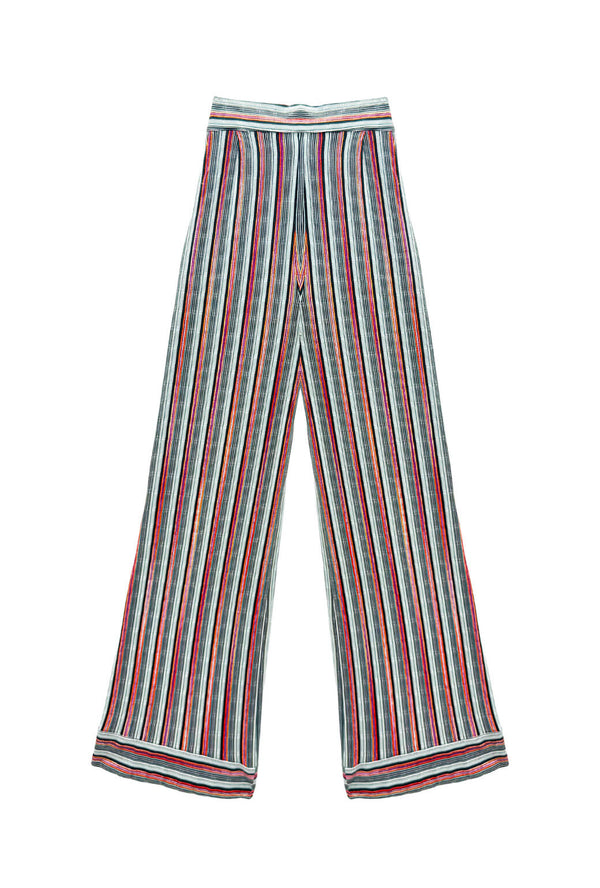 Hepburn High Rise Trousers - 70's Stripe
