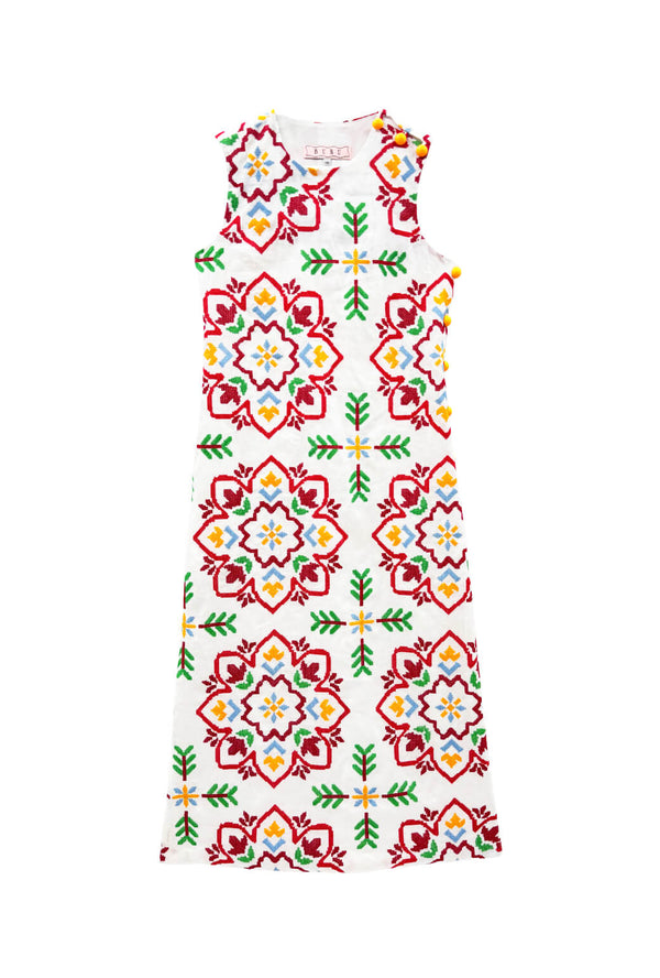 Jackie Dress Tea Length - Cross Stitch