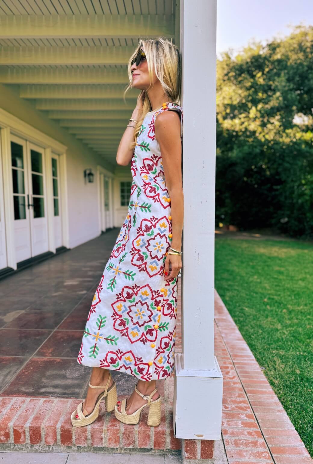 Jackie Dress Tea Length - Cross Stitch