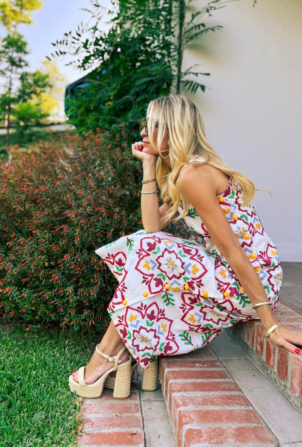 Jackie Dress Tea Length - Cross Stitch