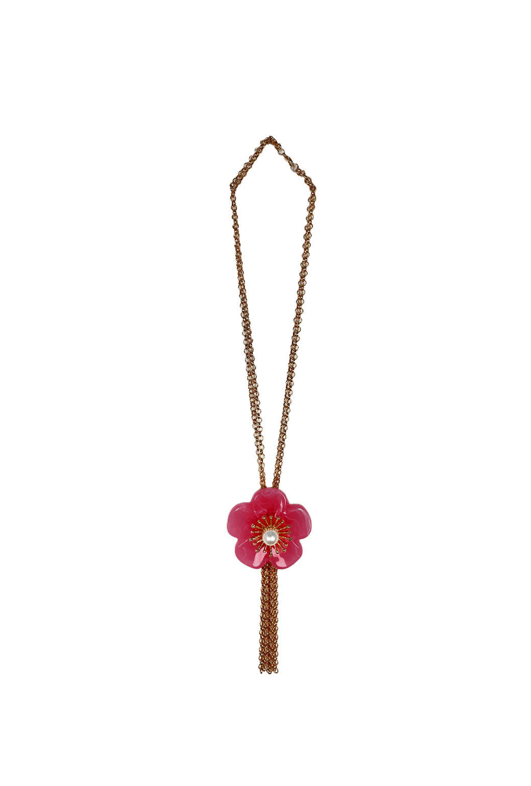 Jumbo Le Fleur Necklace - Hot Pink