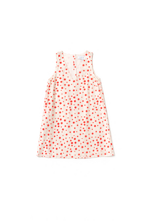 Le V Mod Dress - Flocking Dot