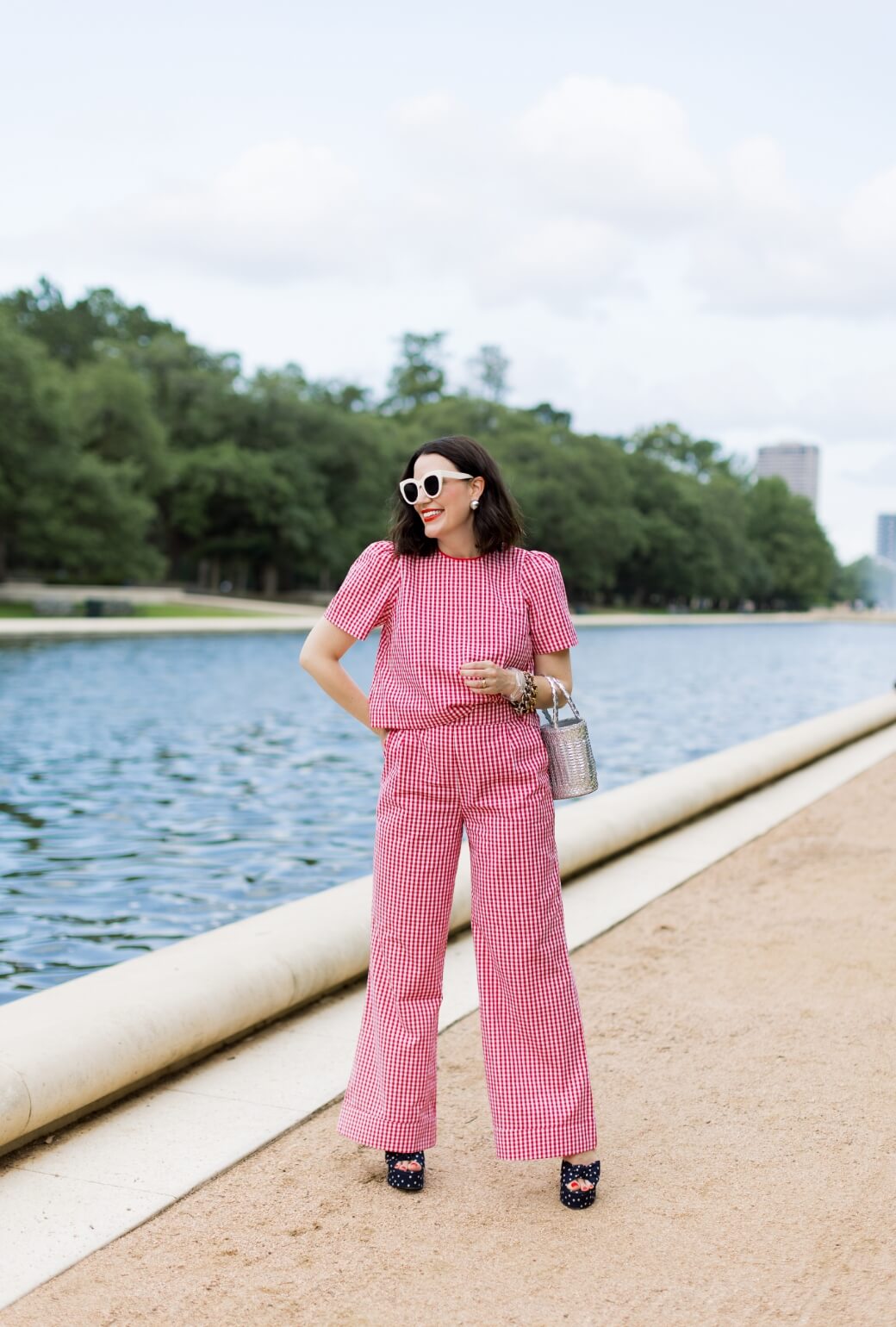 Buru x Val Lee Top - Red Gingham