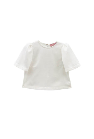 Lee Top - Faux White Linen