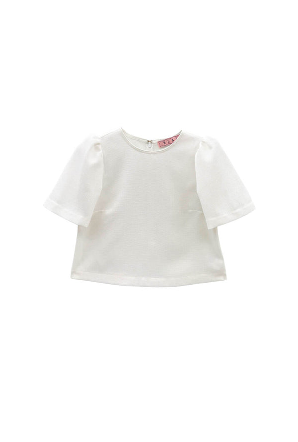 Lee Top - Faux White Linen
