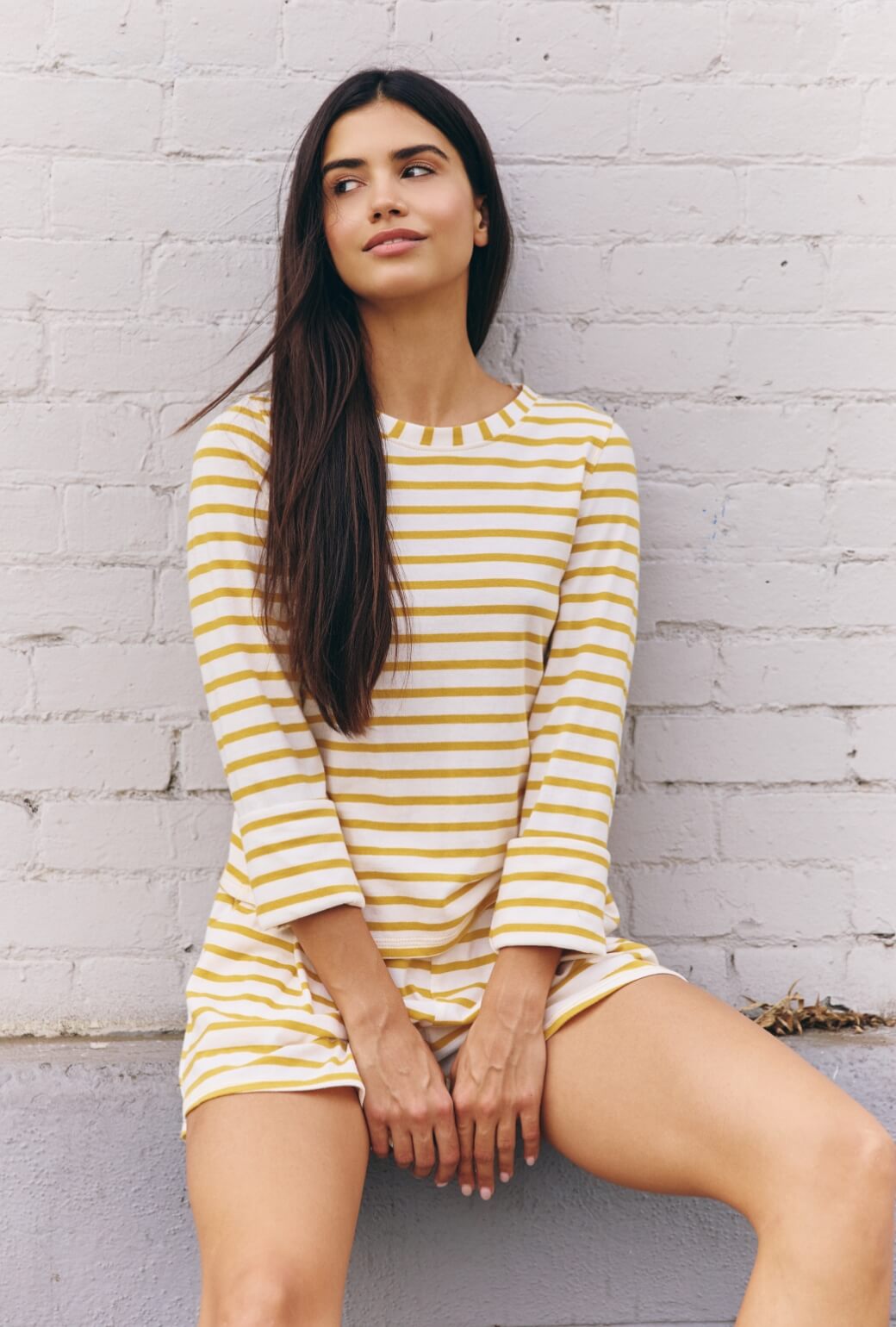 Lounge Set - Marigold Stripe