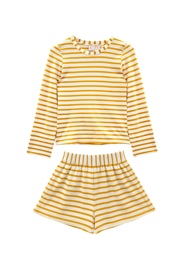 Lounge Set - Marigold Stripe
