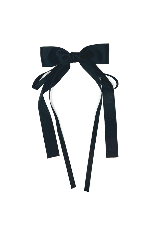 Satin Bow - Black