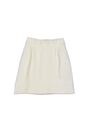 Maggie Mini Skirt - Oatmeal Wave