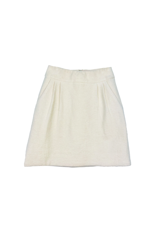 Maggie Mini Skirt - Oatmeal Wave