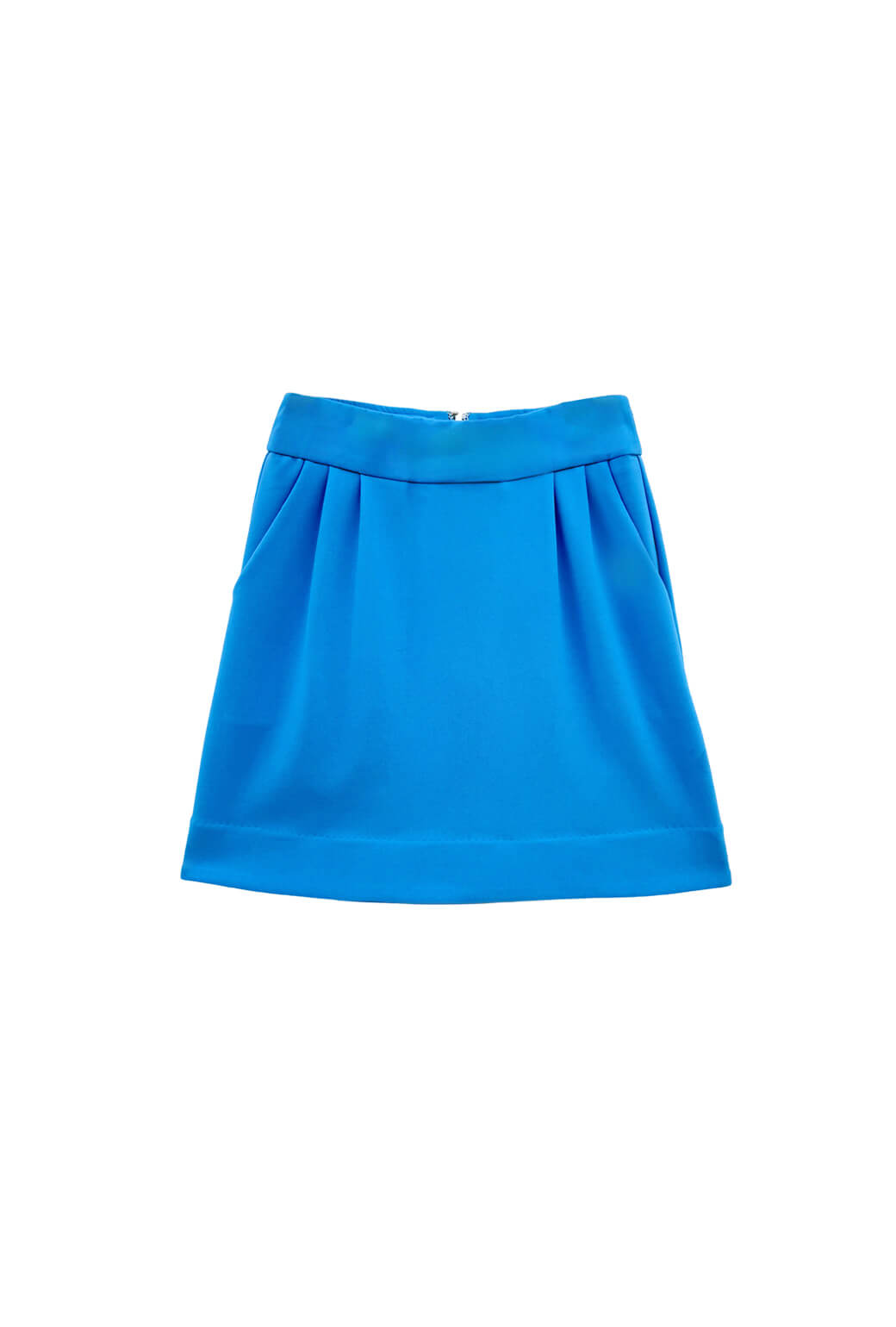 Maggie Mini Skirt - Stretch Blue