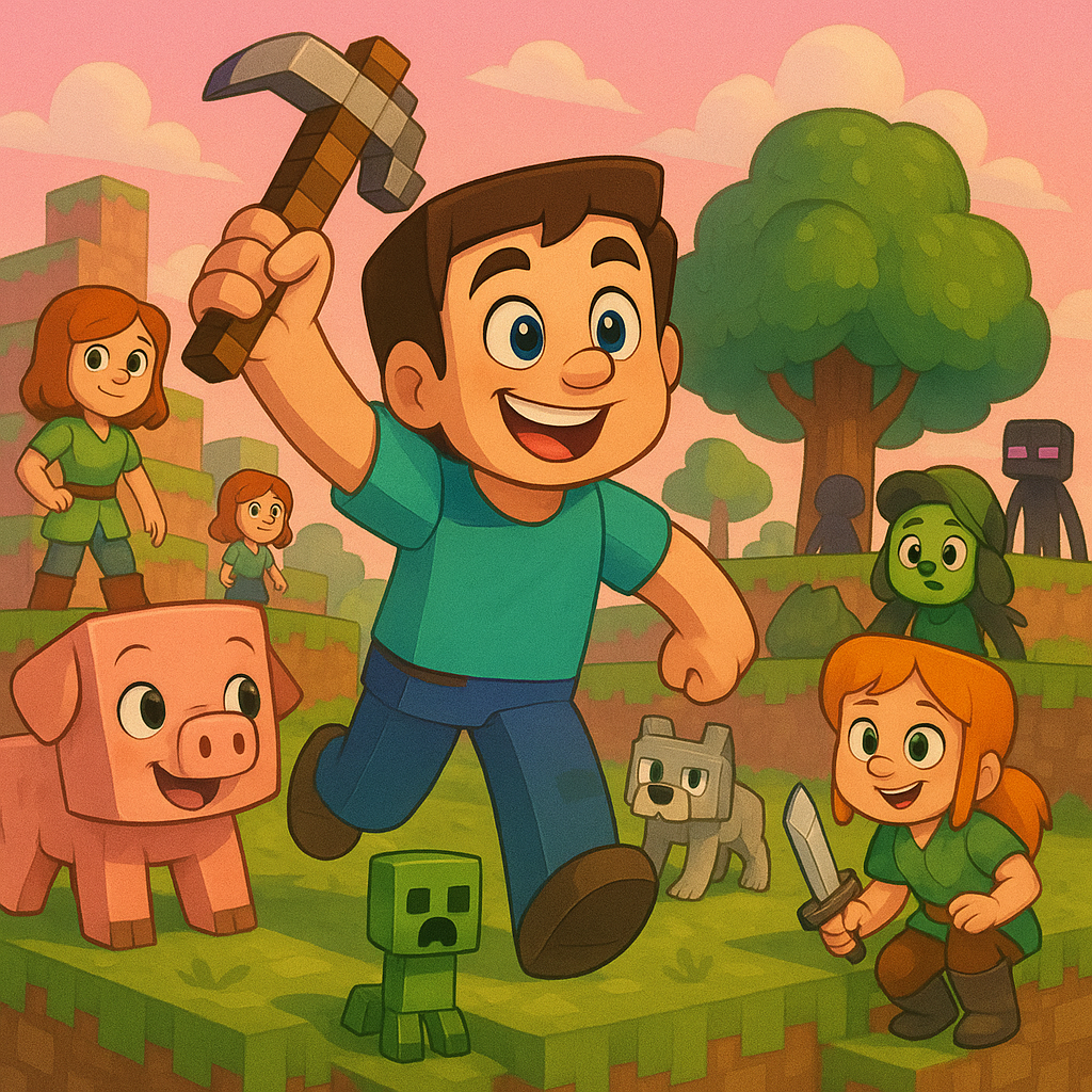 Costume Template: MINECRAFT