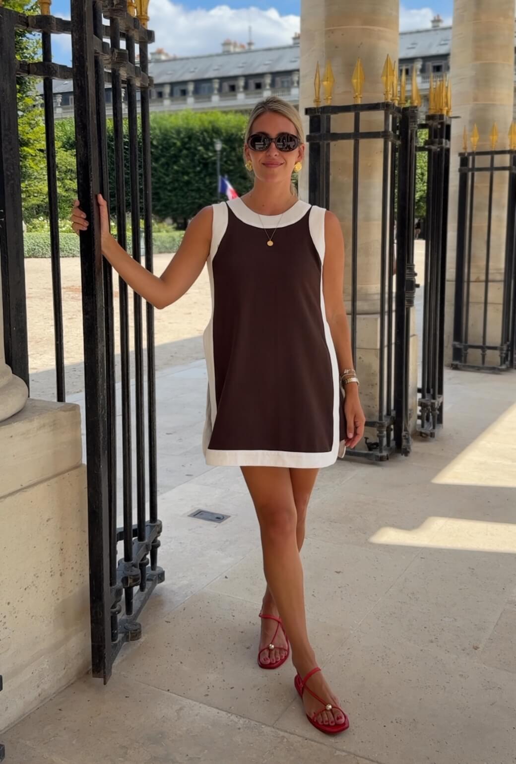 Buru x Megan Stokes Mini Bermuda Set - Chocolate