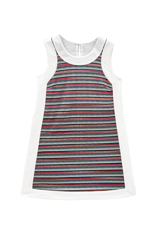 Mini Bermuda Top - 70's Stripe