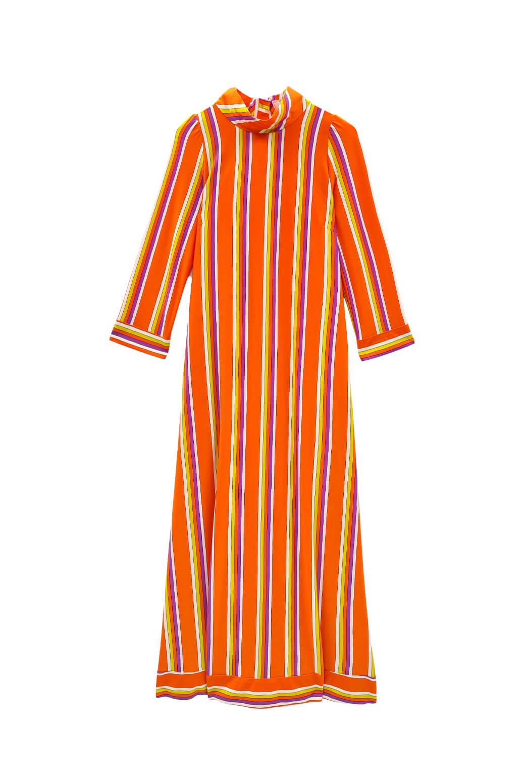 Mod Kaftan - Orange Stripe