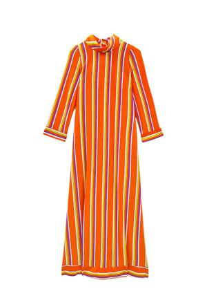 Mod Kaftan - Orange Stripe