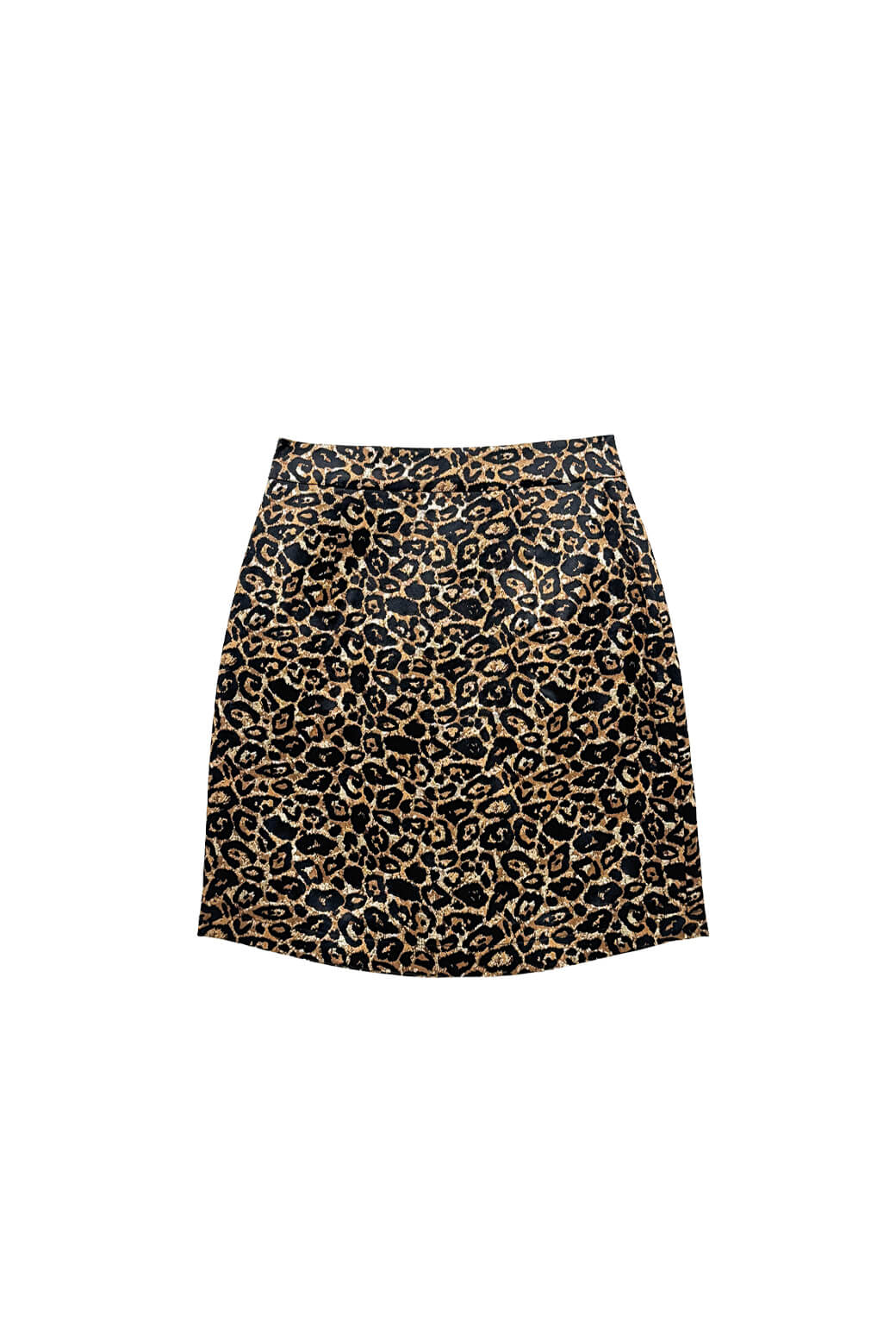 Pencil MINI Skirt - Leopard Print Lurex