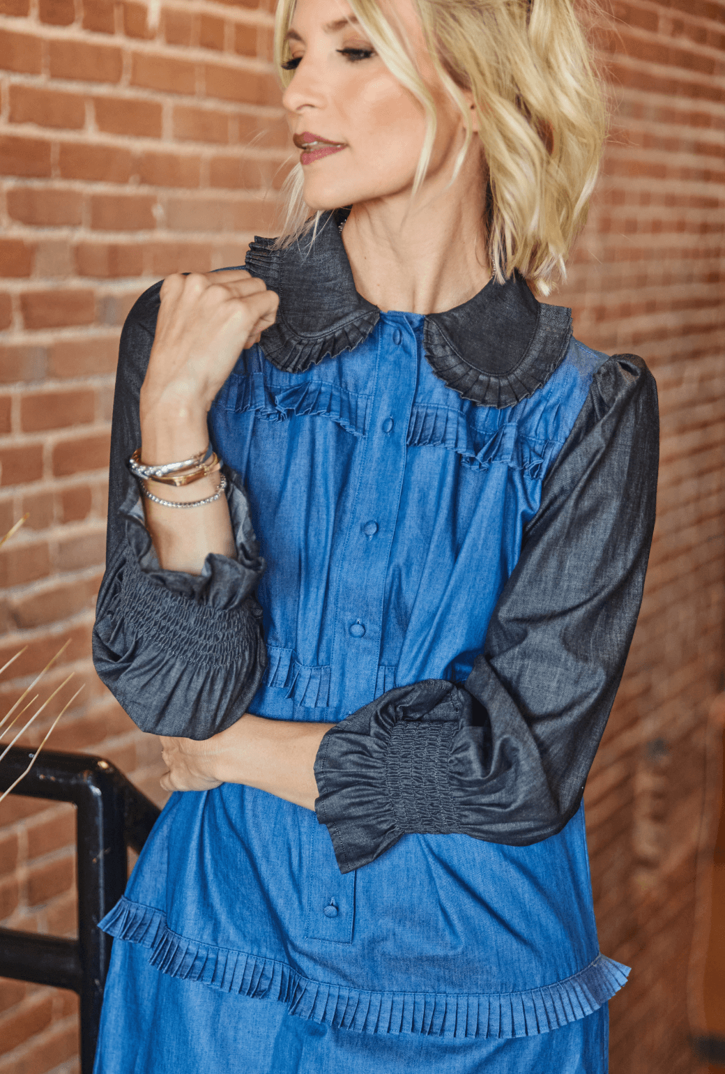 Peter Pan Collar Mini Dress Peter Pan Collar Mini Dress