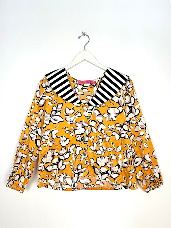 SAMPLE - Sailor Shirt - Marigold Floral