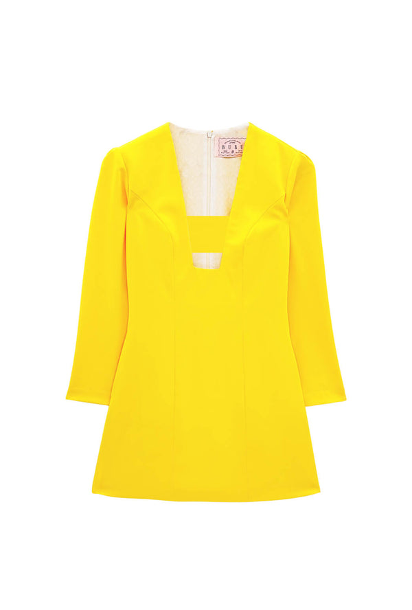 Run for the Roses Deco Dress - Sunshine