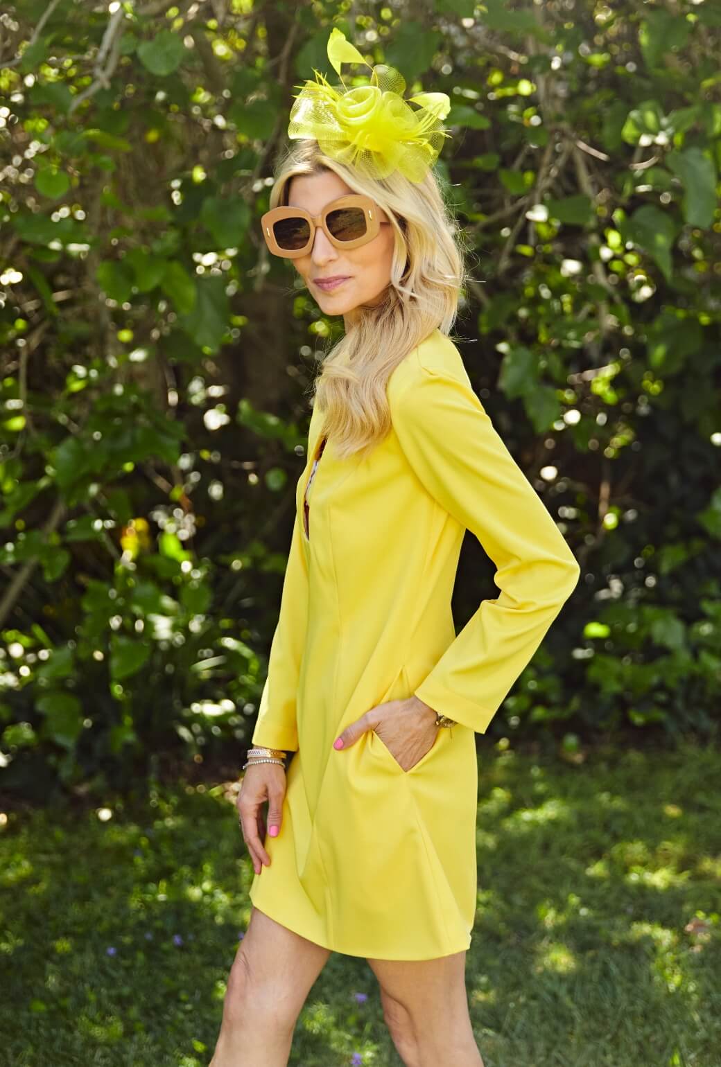 Run for the Roses Deco Dress - Sunshine