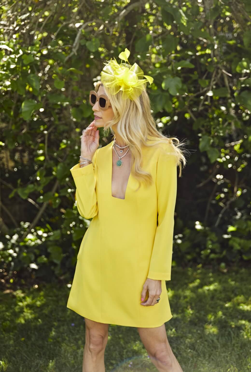 Run for the Roses Deco Dress - Sunshine