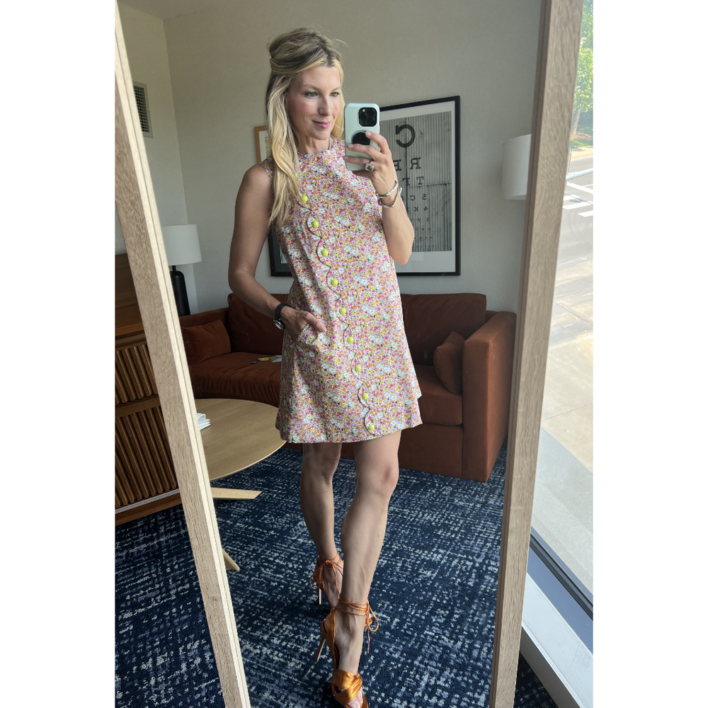 Scallop Shift Dress - Liberty Floral - PRE-ORDER, image