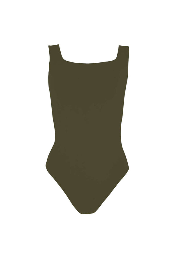 Sleeveless Body Suit - Olive