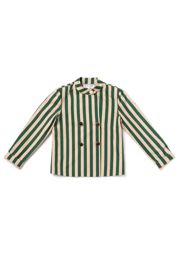 Swell Jacket - Green Stripe